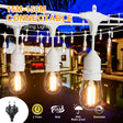 HQ SolarLighting 15M-240M Connectable LED Outdoor Festoon Lights Party Lights String Lights Dimmable HQ SolarLighting