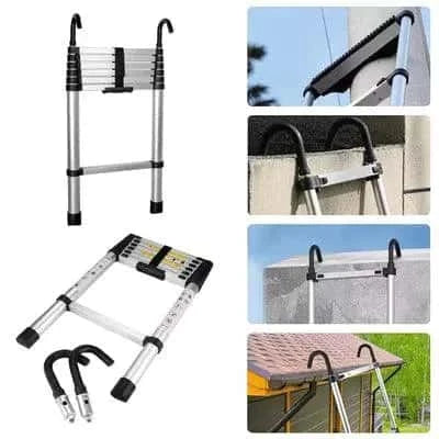 HQ SolarLighting Telescopic Ladder (+ FREE Hooks)🪜 hqsolarlighting