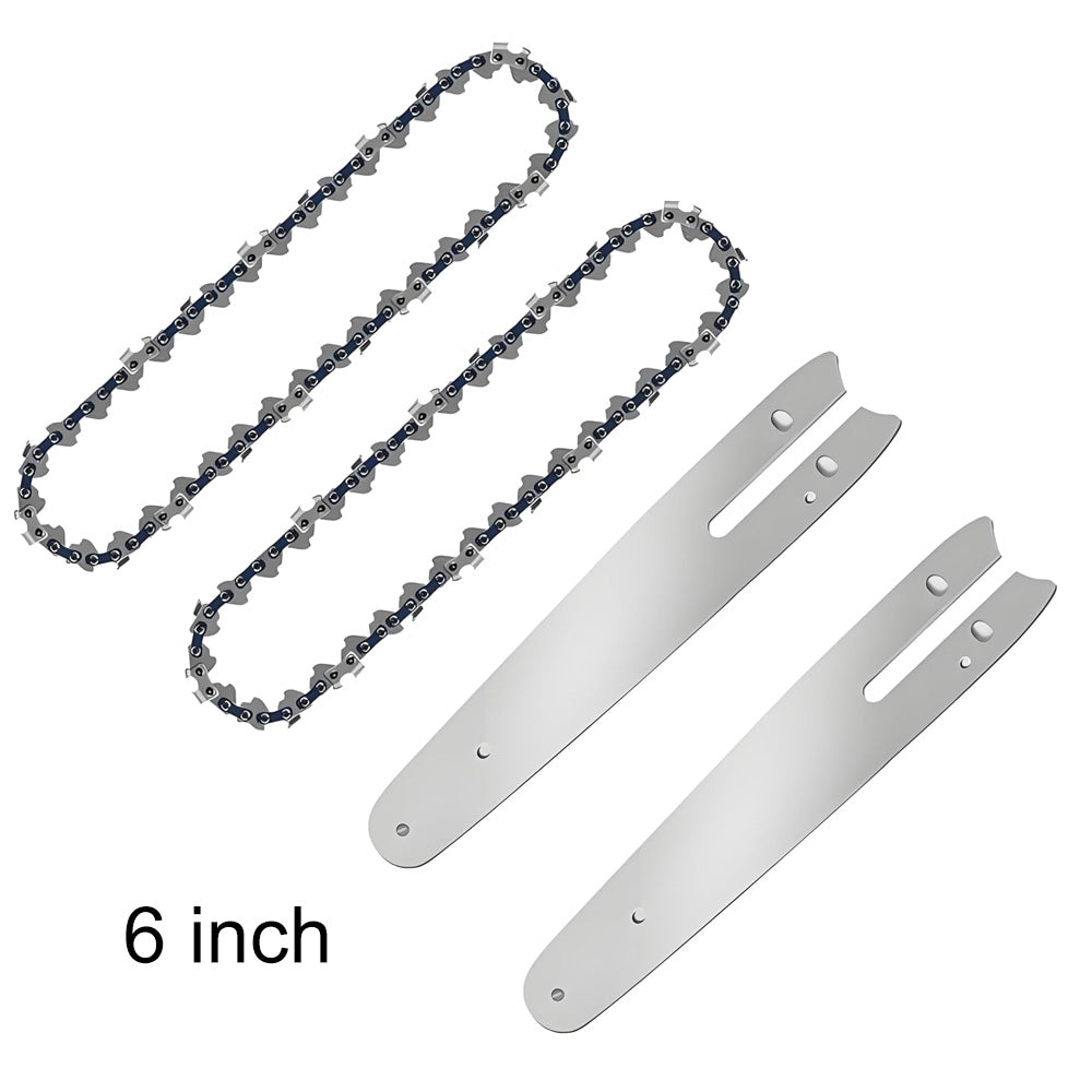 4/6 Inch Mini Chainsaw Chain Saw & Guide Bar for Electric One-Hand Cutter 4" 6" hqsolarlighting