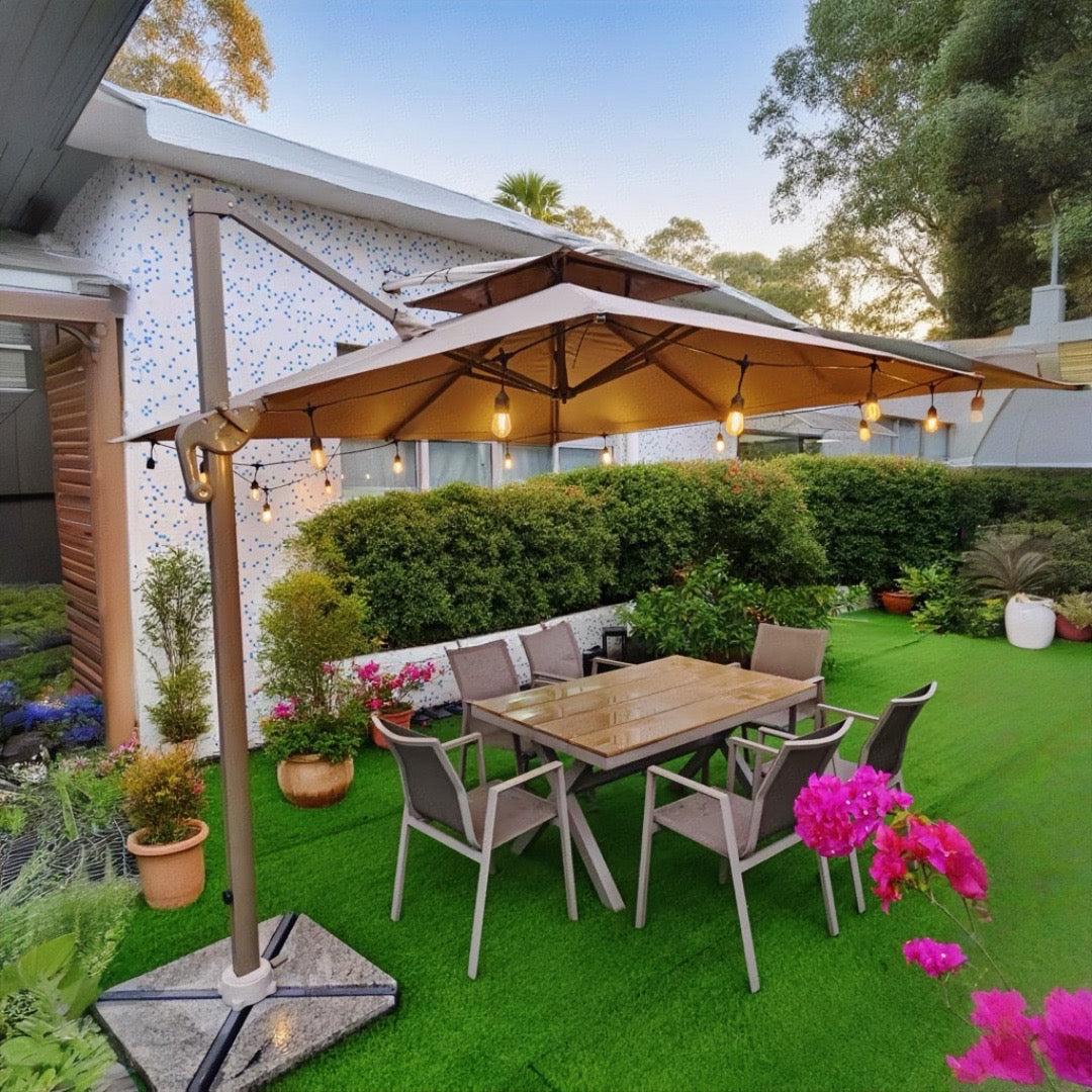 HQ SolarLighting  240V 20M-200M Connectable LED Festoon String Lights Party Lights Patio Lights Dimmable