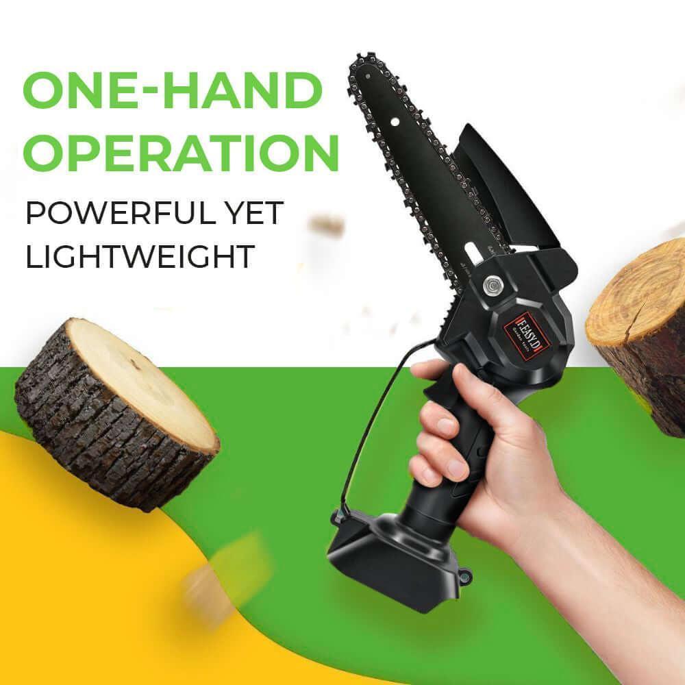 2 - in - 1 Cordless 6 - Inch Telescopic Chainsaw (+2 FREE Batteries) - HQ SolarLighting