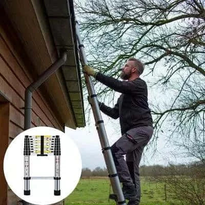 HQ SolarLighting Telescopic Ladder (+ FREE Hooks)🪜 hqsolarlighting