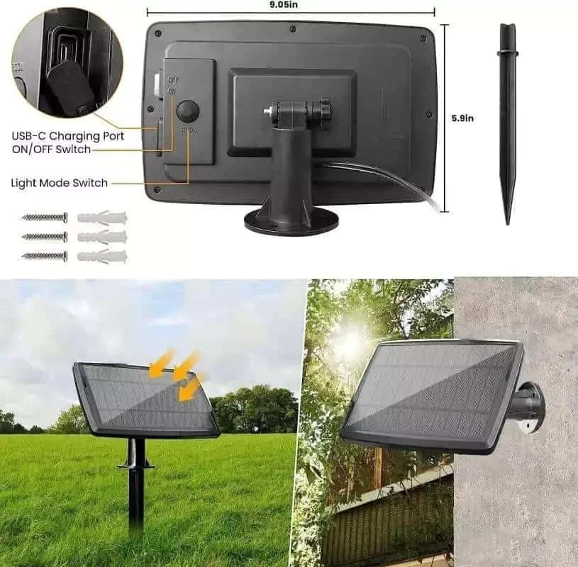 HQ Solar Lighting weatherproof outdoor string lights (15 leds)