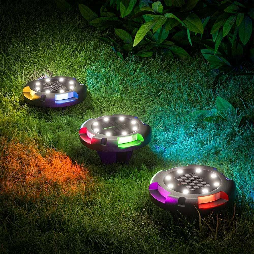 HQ SolarLighting LED Ground Light Pack for Pathway Garden Decoration