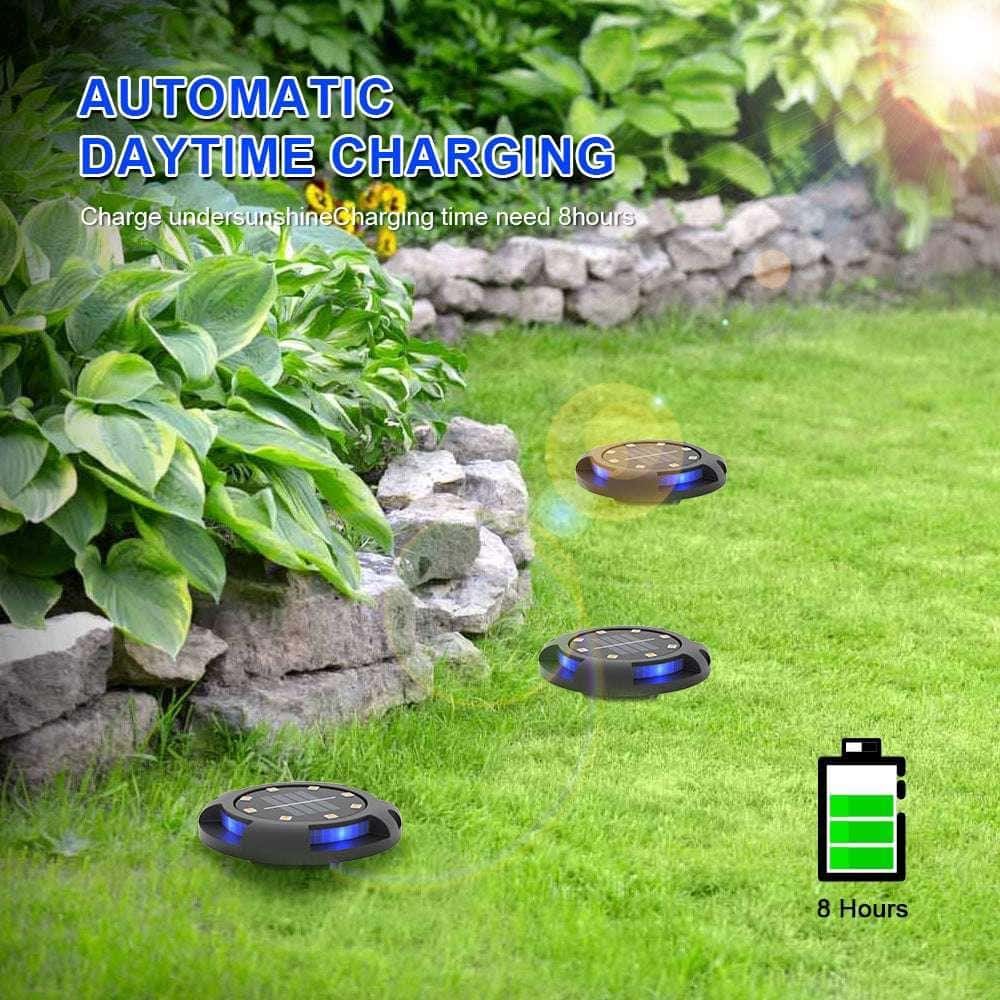 HQ SolarLighting LED Ground Light Pack for Pathway Garden Decoration