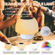 HQ Solar Lighting Portable LED Solar Table Lamp Indoor Outdoor Warm+White+RGB Night Light Xmas hqsolarlighting