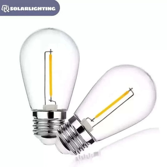 4pcs Replacement LED Bulbs Pack for HQ SolarLighting’s Solar Powered Festoon Lights outdoor solar bulbs - Accessories