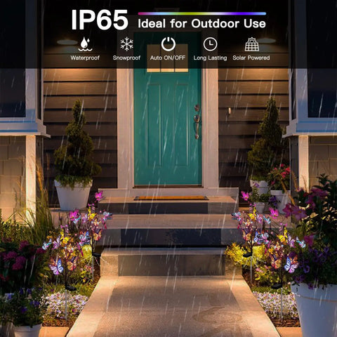 HQ Solar Lighting™ Wasserdichtes Solar-Schmetterlingslicht