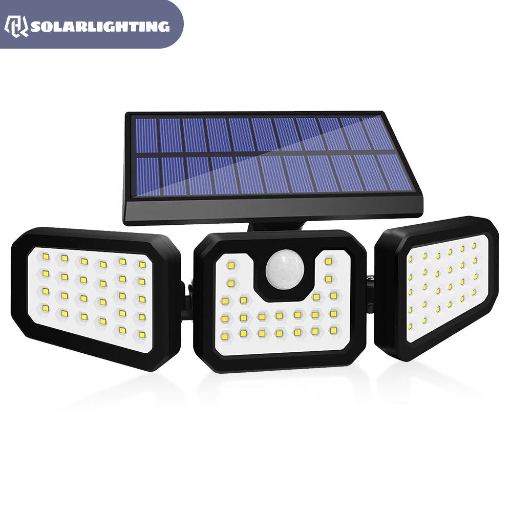 HQ SolarLighting 3-Head Motion Light