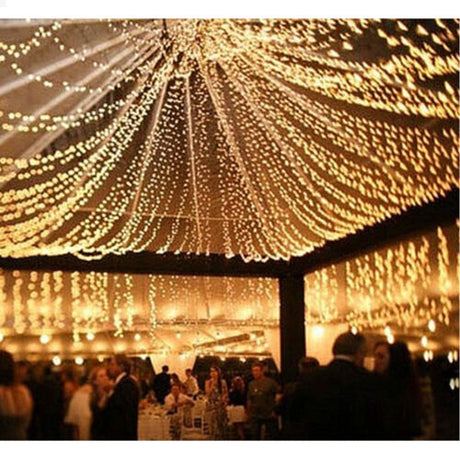 HQ SolarLighting Solar Fairy String Lights 12M-50M Outdoor Garden Christmas Party Decor - Garden Lights