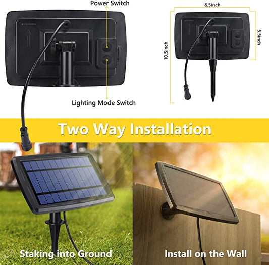 HQ SolarLighting  Replacement Solar Charger with DC female connector and built-in battery