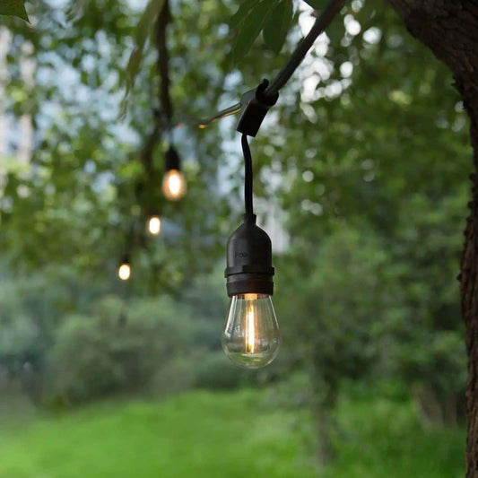 HQ SolarLighting 15M - 240M Connectable LED Outdoor Festoon Lights Party Lights String Lights Dimmable - HQ SolarLighting