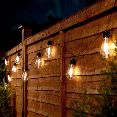 HQ SolarLighting 20M-200M Connectable LED Festoon String Lights Party Patio Dimmable